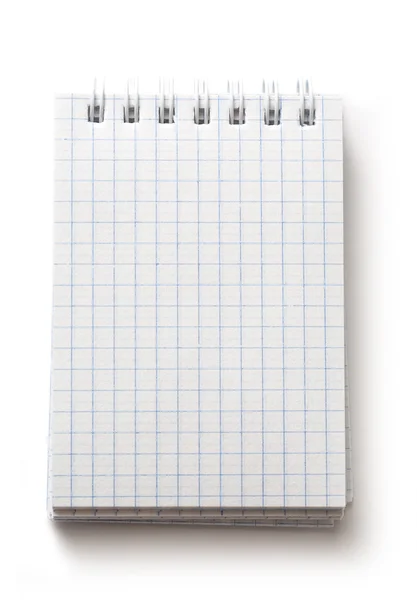 Notepad on the white background — Stock Photo, Image