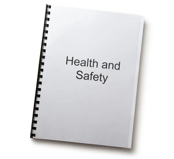 Hälsa och säkerhet dagbok — Stockfoto