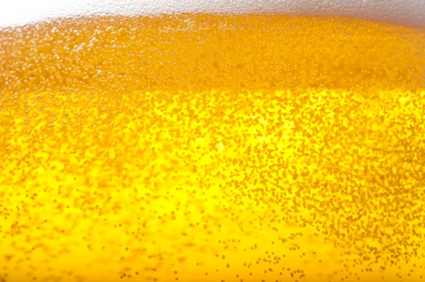 Buborékok a sör. — Stock Fotó