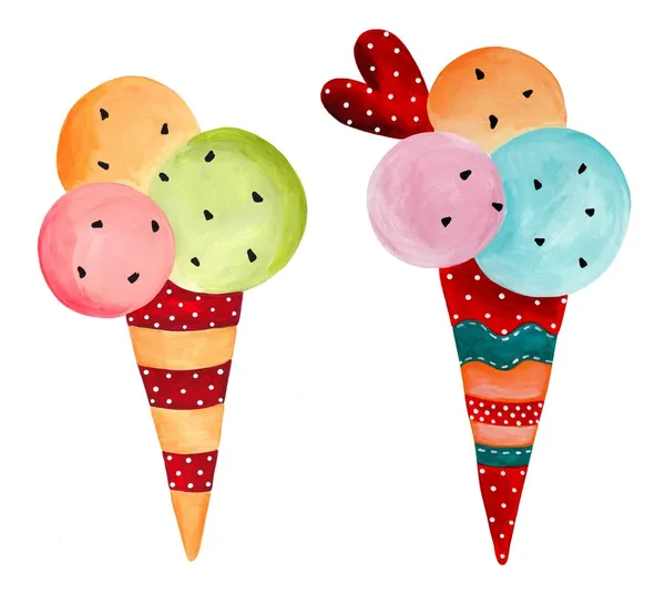 Ice-cream cones — Stock Photo, Image