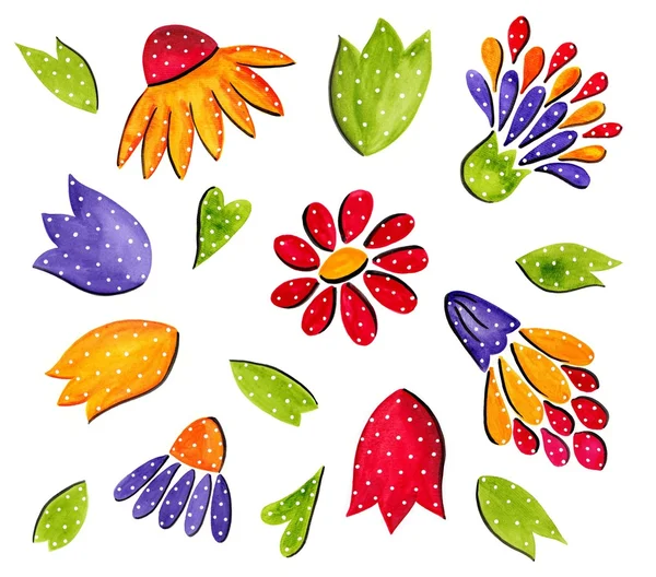 Artwork. Floral background — Stock Photo, Image
