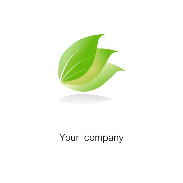 Eco Logotypdesign — Stockfoto