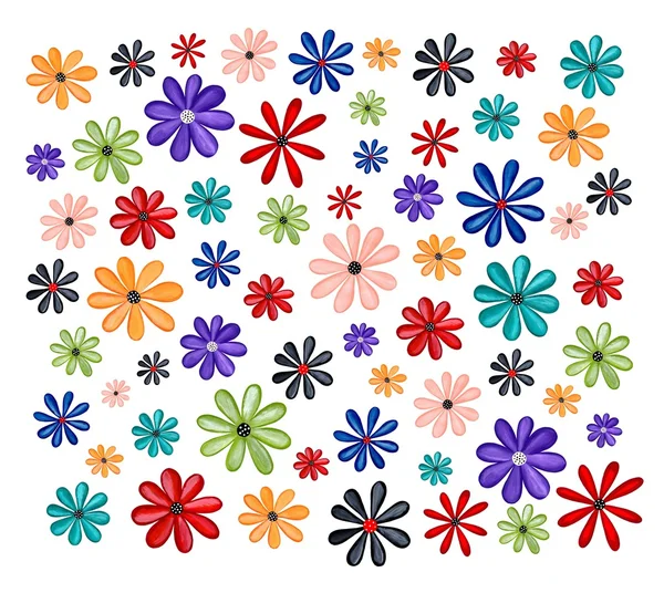 Akvareller floral bakgrund — Stockfoto