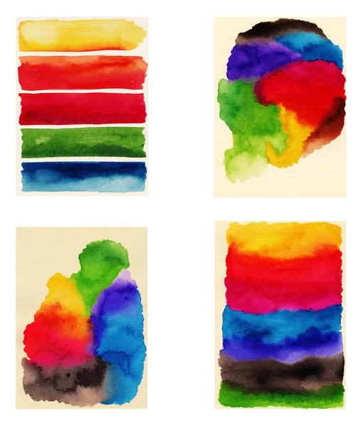 Abstract watercolor hand painted backgrounds — Stock Photo, Image