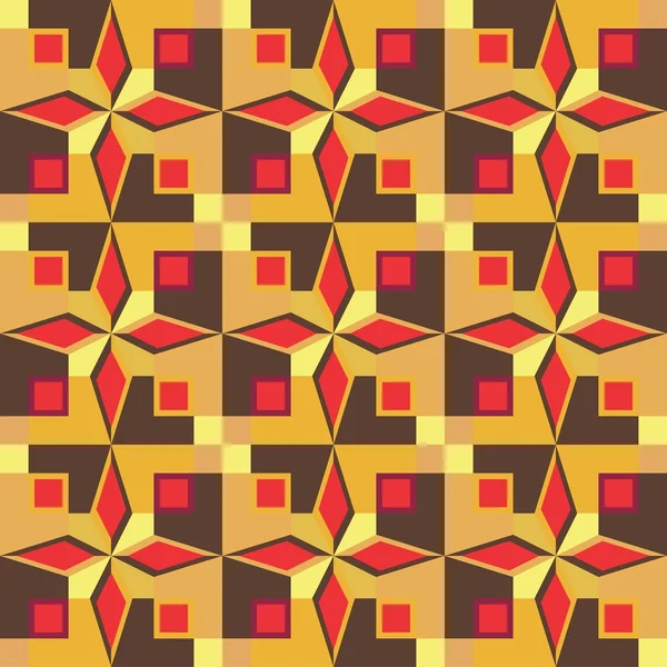 Färgglada geometriska seamless mönster — Stock vektor
