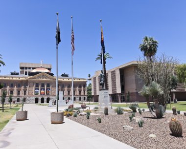Arizona State Capitol building in Phoenix, Arizona clipart
