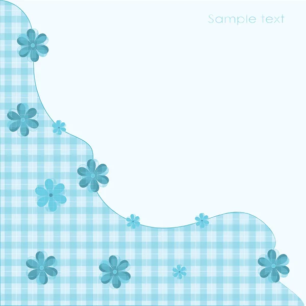 Květinové pozadí pro pohlednice nebo webové stránky — Stockový vektor