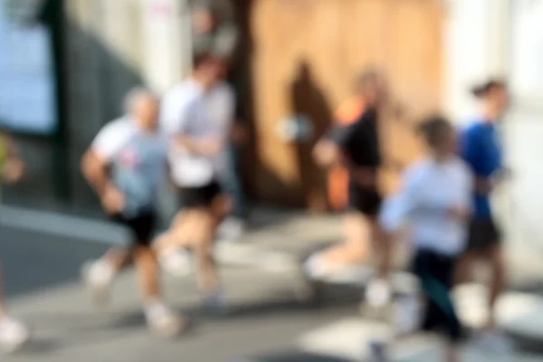 Blurred joggers — Stock Photo, Image