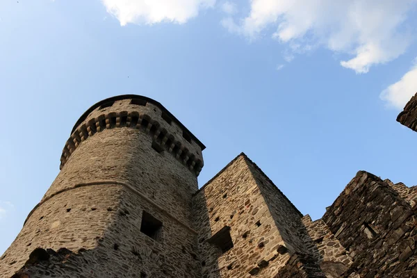 Vogogna slott, Piemonte, Italien — Stockfoto