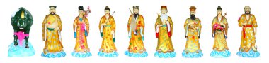 The Eight Immortals Isolated clipart