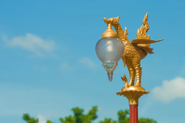 Тайский стиль светлый столб — стоковое фото