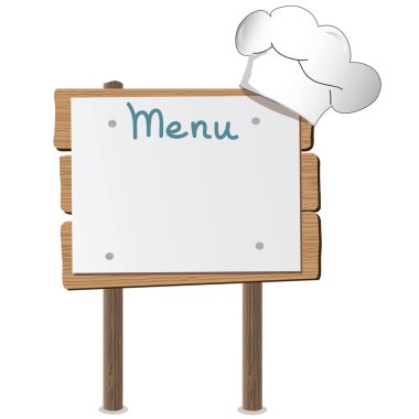 Cafe menu design clipart