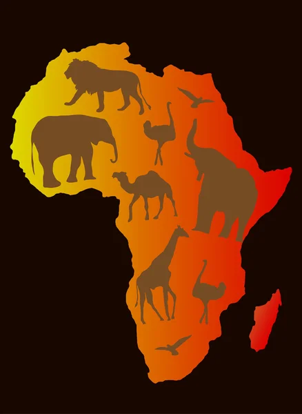 Afrika — Stock Vector