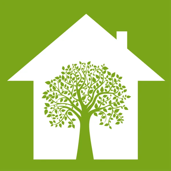 Rendi la tua casa ecologica — Vettoriale Stock
