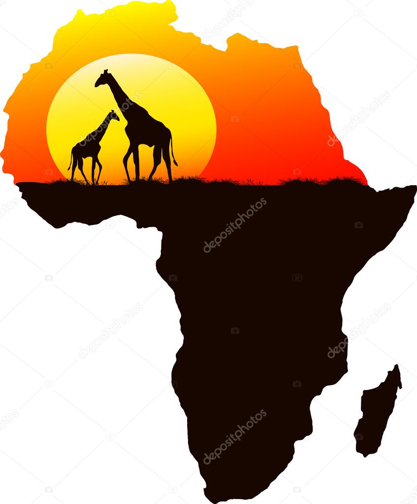 Africa — Stock Vector © NikitinaOlga #11241090