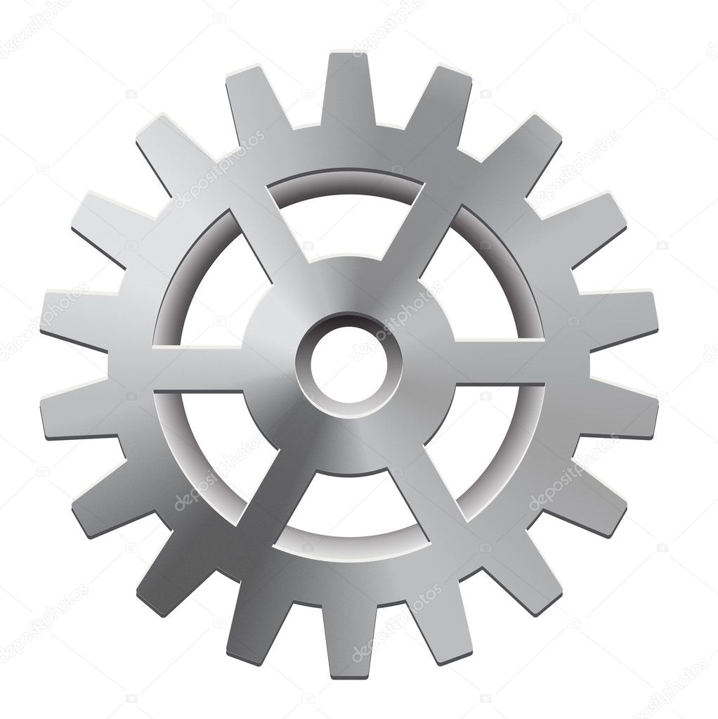 Download Gear 3D — Stock Vector © NikitinaOlga #11756980