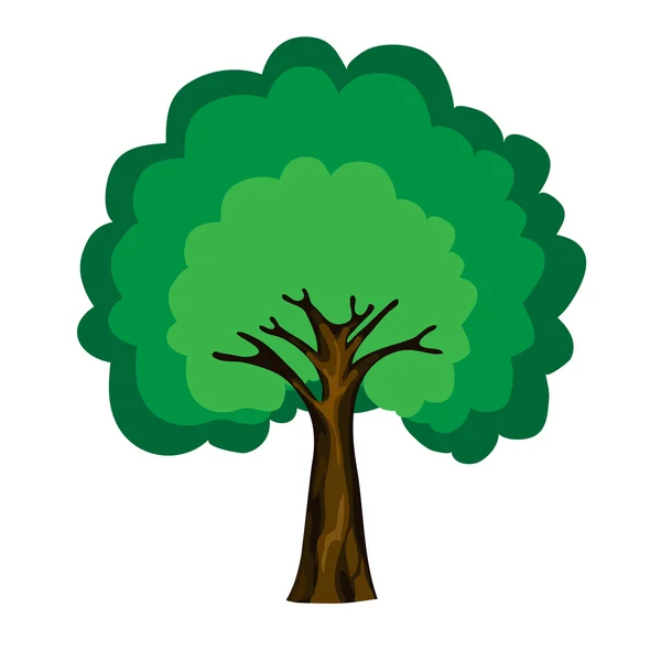 Векторное дерево — стоковый вектор