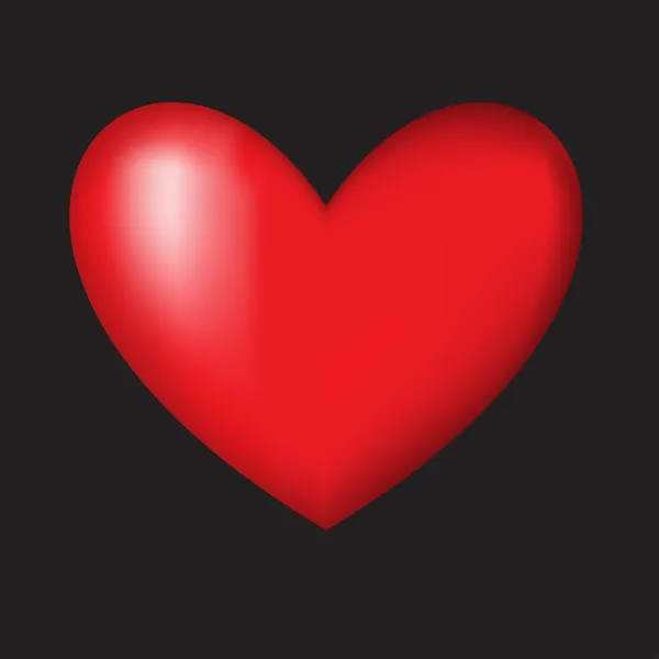 Hjärta röd — Stock vektor