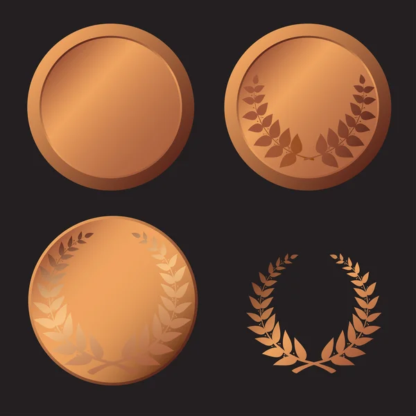 Médaille de bronze — Image vectorielle