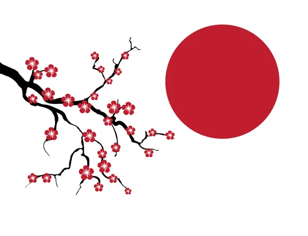 Дерево Сакуры — стоковый вектор