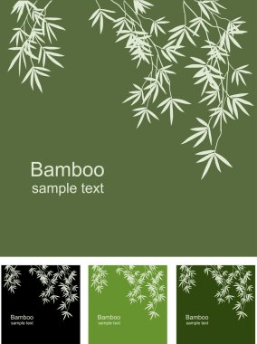 Bamboo background clipart