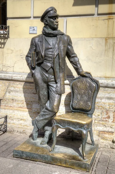 Escultura de Ostap Bender em São Petersburgo . — Fotografia de Stock