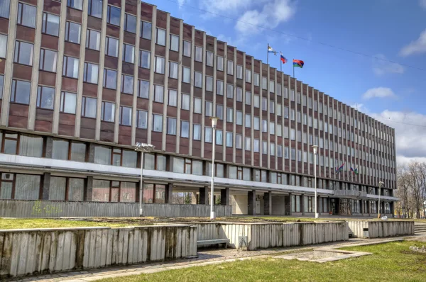 Здание городской администрации в Петрозаводске — стоковое фото
