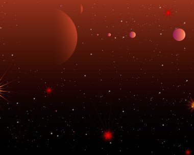 Red Space clipart