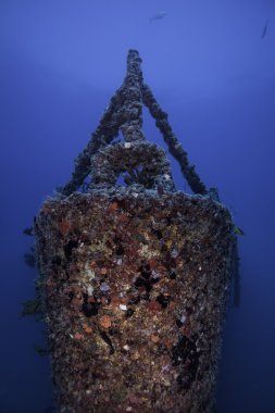 The Bow of the Spiegel Grove in Key Largo, Florida clipart