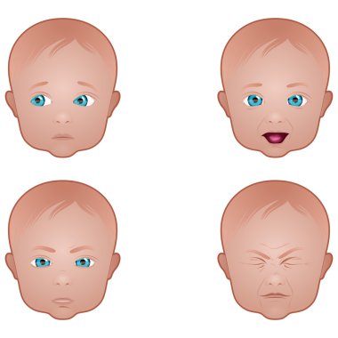 bebek yüz ifadeleri