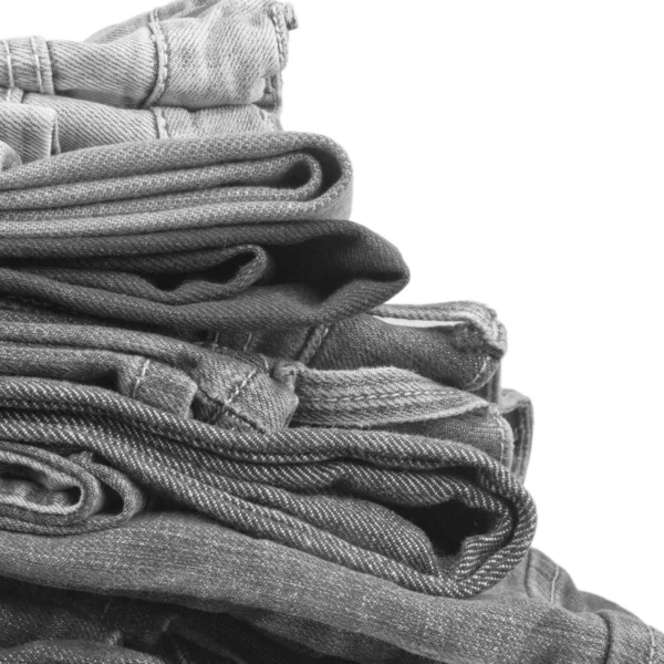 Džíny kalhoty zásobníku closeup — Stock fotografie