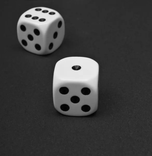 Dices on the table — Stock Photo, Image