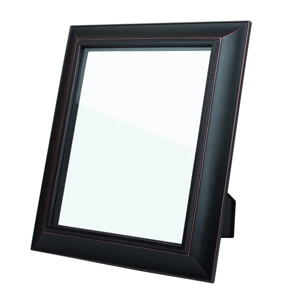 Blank dark picture frame isolated — Stock Photo, Image