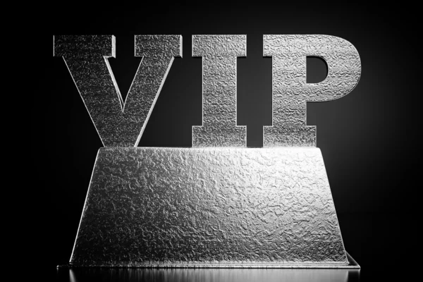 "vip "auf einem Podium — Stockfoto