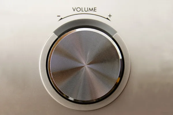 Volume knob — Stock Photo, Image