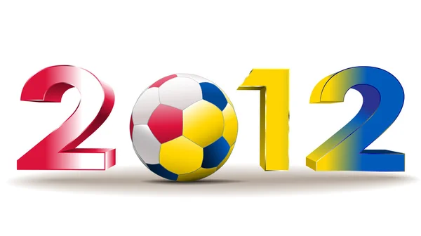 Campeonato Europeu de Futebol 2012 — Vetor de Stock