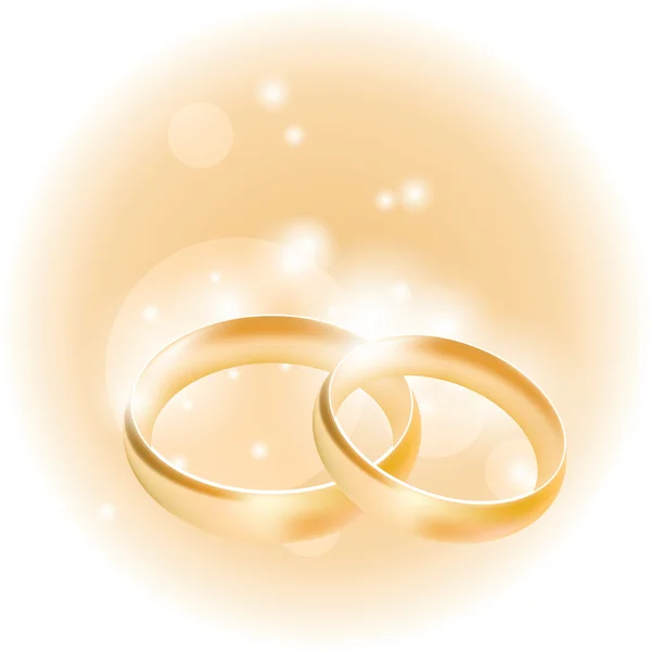抽象画の背景の結婚指輪 — ストックベクタ