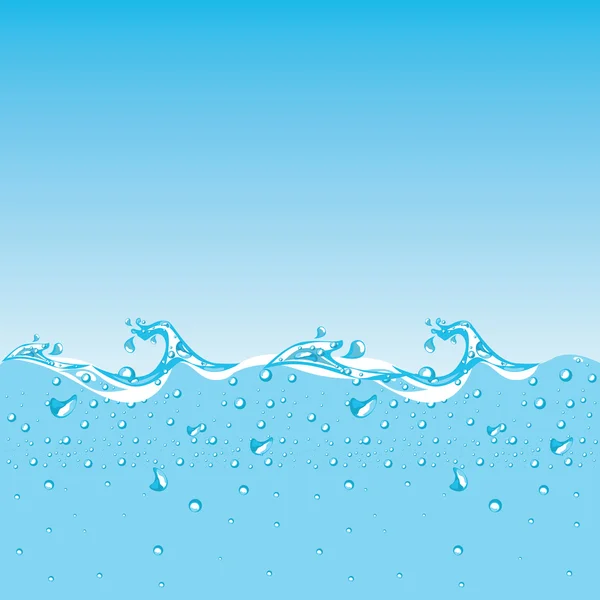 Illustrazione vettoriale, acqua pulita — Vettoriale Stock