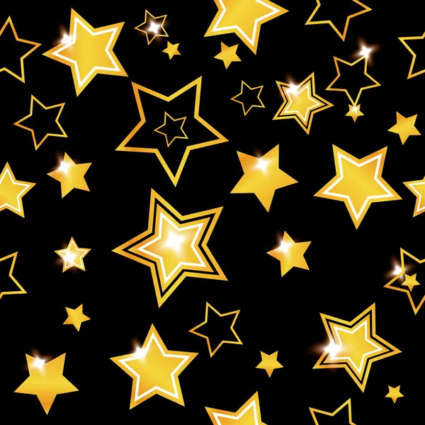 Абстрактный бесшовный фон со звездами — стоковый вектор