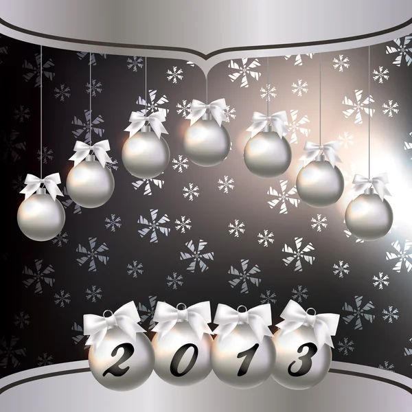 2013 yeni yıl tebrik kartı — Stok Vektör