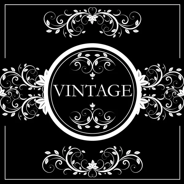Arredamento vintage vettoriale — Vettoriale Stock