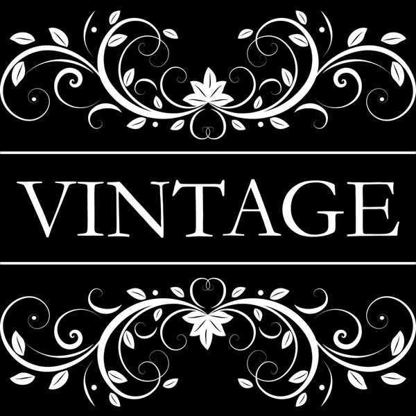 Arredamento vintage vettoriale — Vettoriale Stock