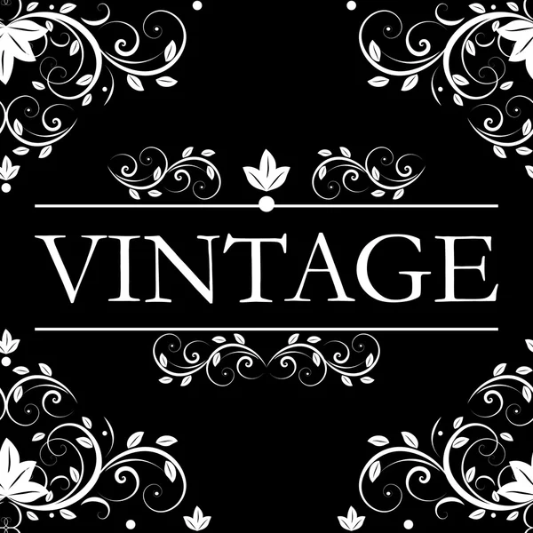 Vektor Vintage Dekor — Stockvektor