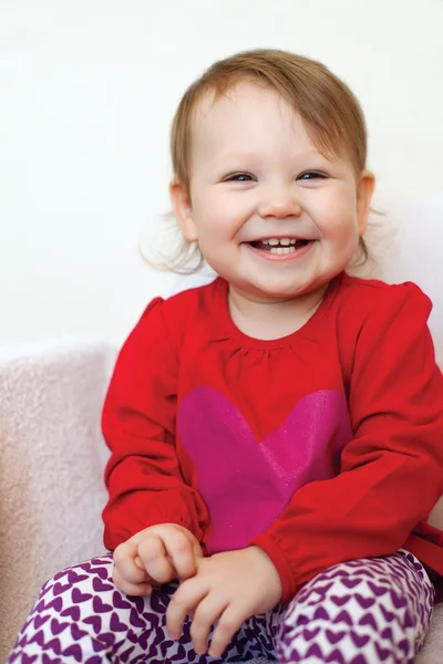 Un hermoso bebé sonriente —  Fotos de Stock