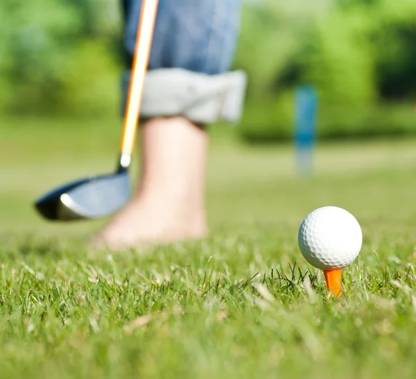 面白いゴルフ ゲーム — ストック写真