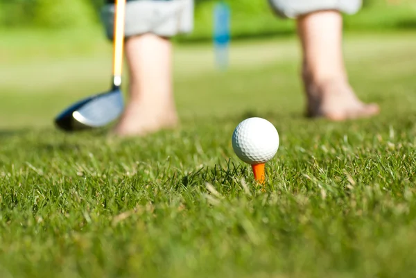 Divertido golf juego — Foto de Stock
