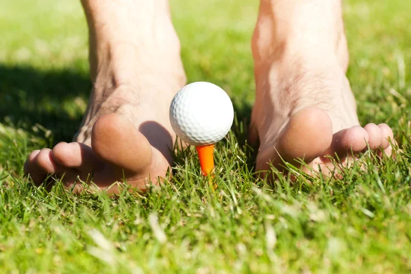 Komik golf oyunu — Stok fotoğraf