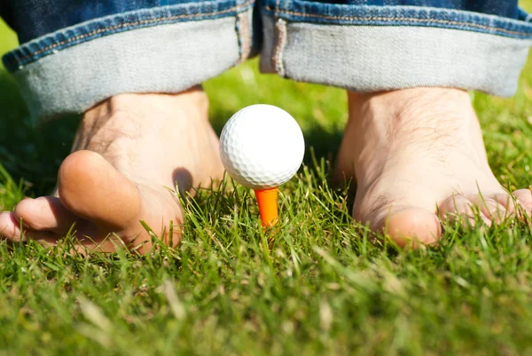Jogo de golfe engraçado — Fotografia de Stock