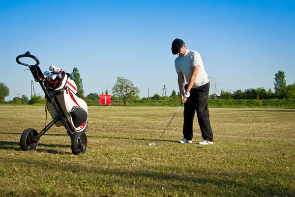 Golf gracz — Zdjęcie stockowe