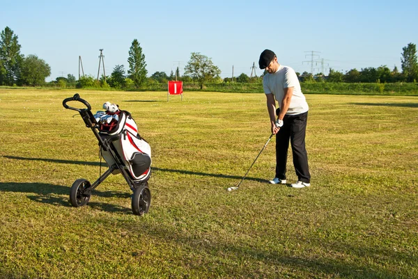 Golfspieler — Stockfoto